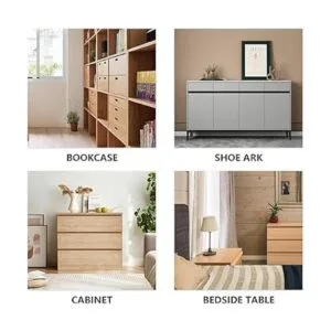 Uenhoy Paquete de 6 cerraduras de leva para armario con_7