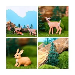21 figuras de ciervos de árbol figuras de animales del_4