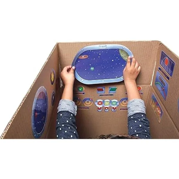eeBoo Juego de simulación calcomanías reutilizables de_5