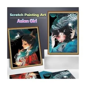 Papel de arte para pintura de arco iris a rayar arte y_5