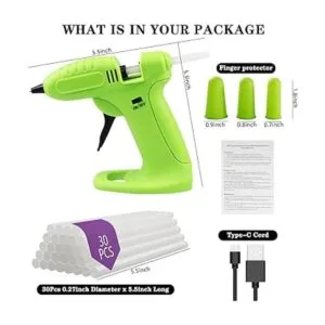 Pistola de pegamento inalámbrica de pegamento_6