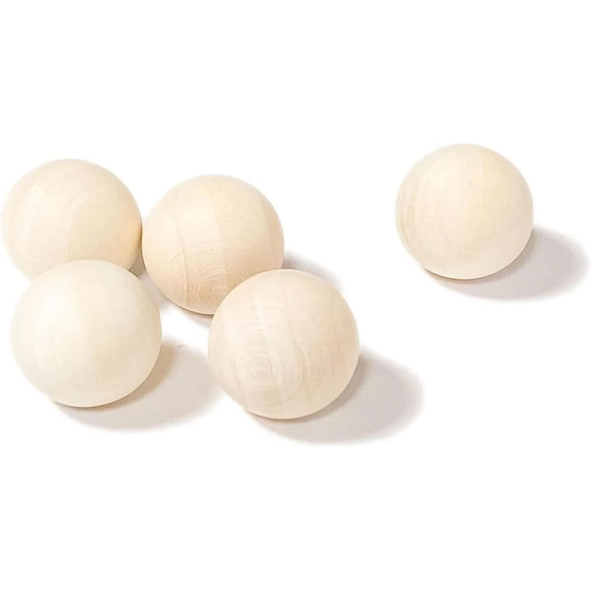200 bolas redondas de madera de 0.75 pulgadas esferas de_1