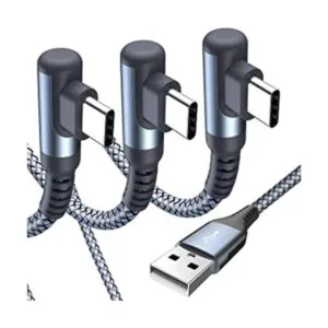 Cable USB C en ángulo recto 3 unidades 10 pies 6.6_1