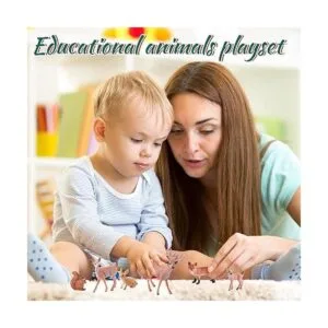 21 figuras de ciervos de árbol figuras de animales del_5