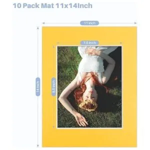 AUEAR Paquete de 10 tapetes precortados de 11 x 14_2