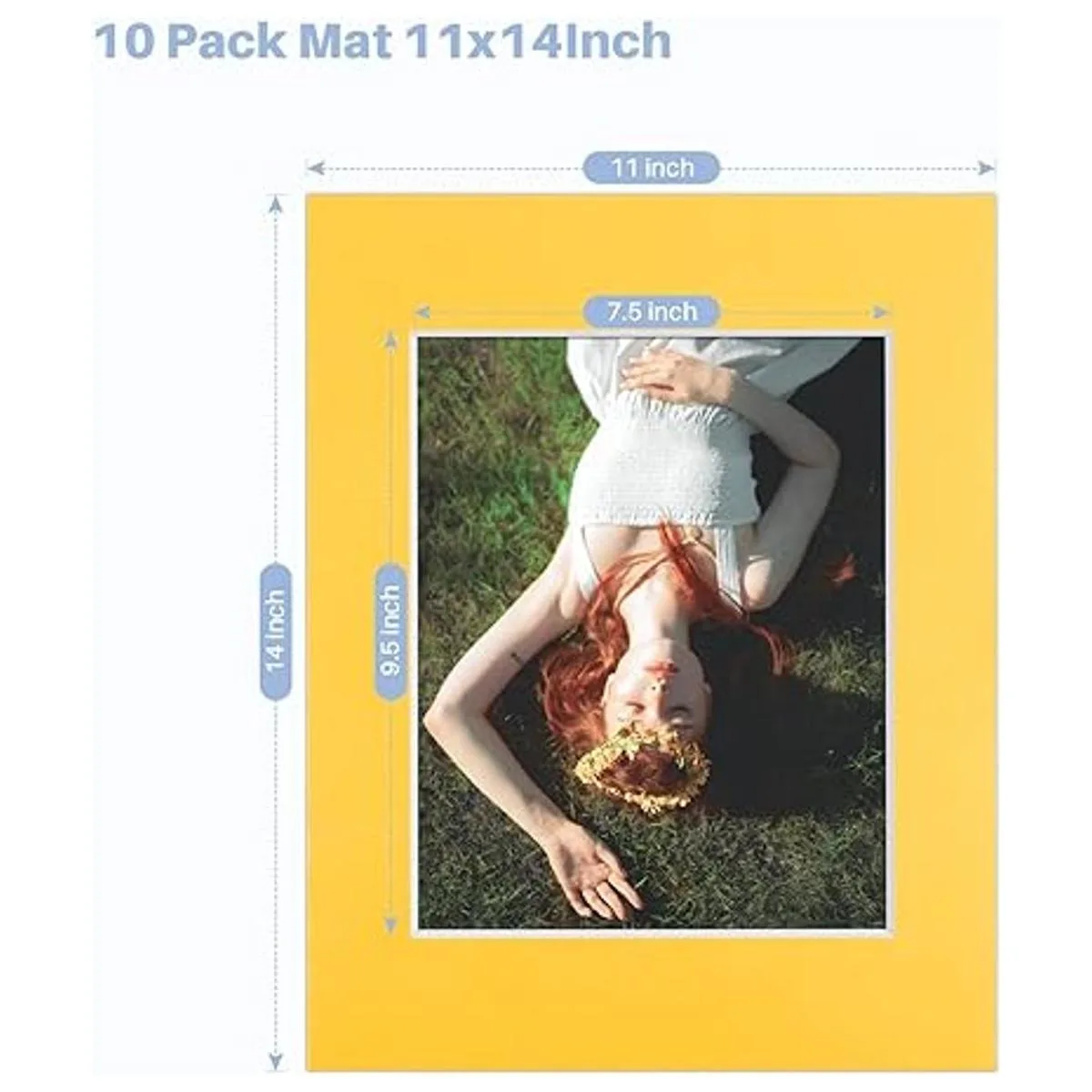 AUEAR Paquete de 10 tapetes precortados de 11 x 14_2
