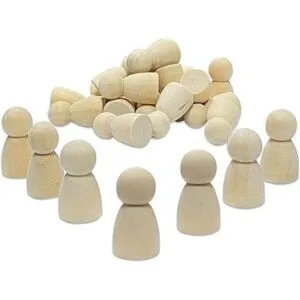 100 piezas de muñecas de madera sin terminar figuras_3