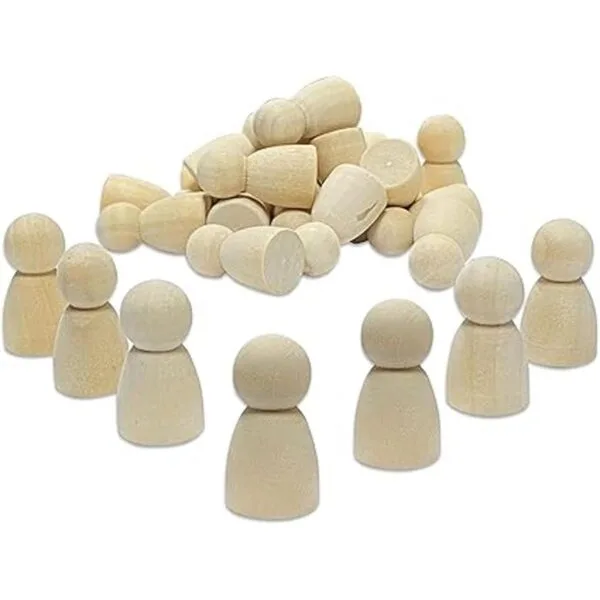 100 piezas de muñecas de madera sin terminar figuras_3