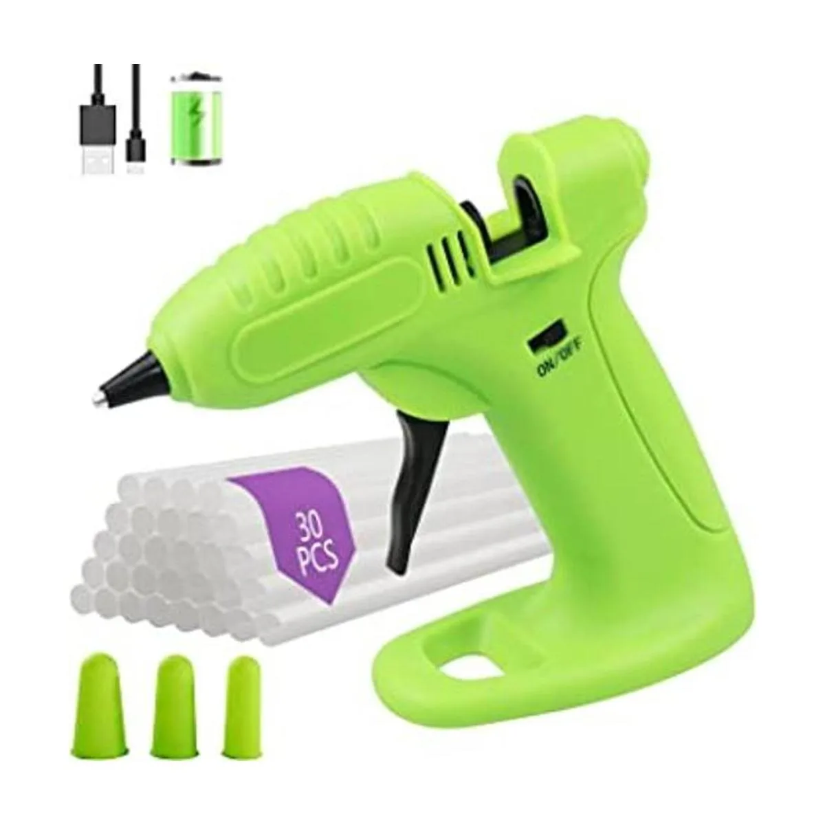 Pistola de pegamento inalámbrica de pegamento_1