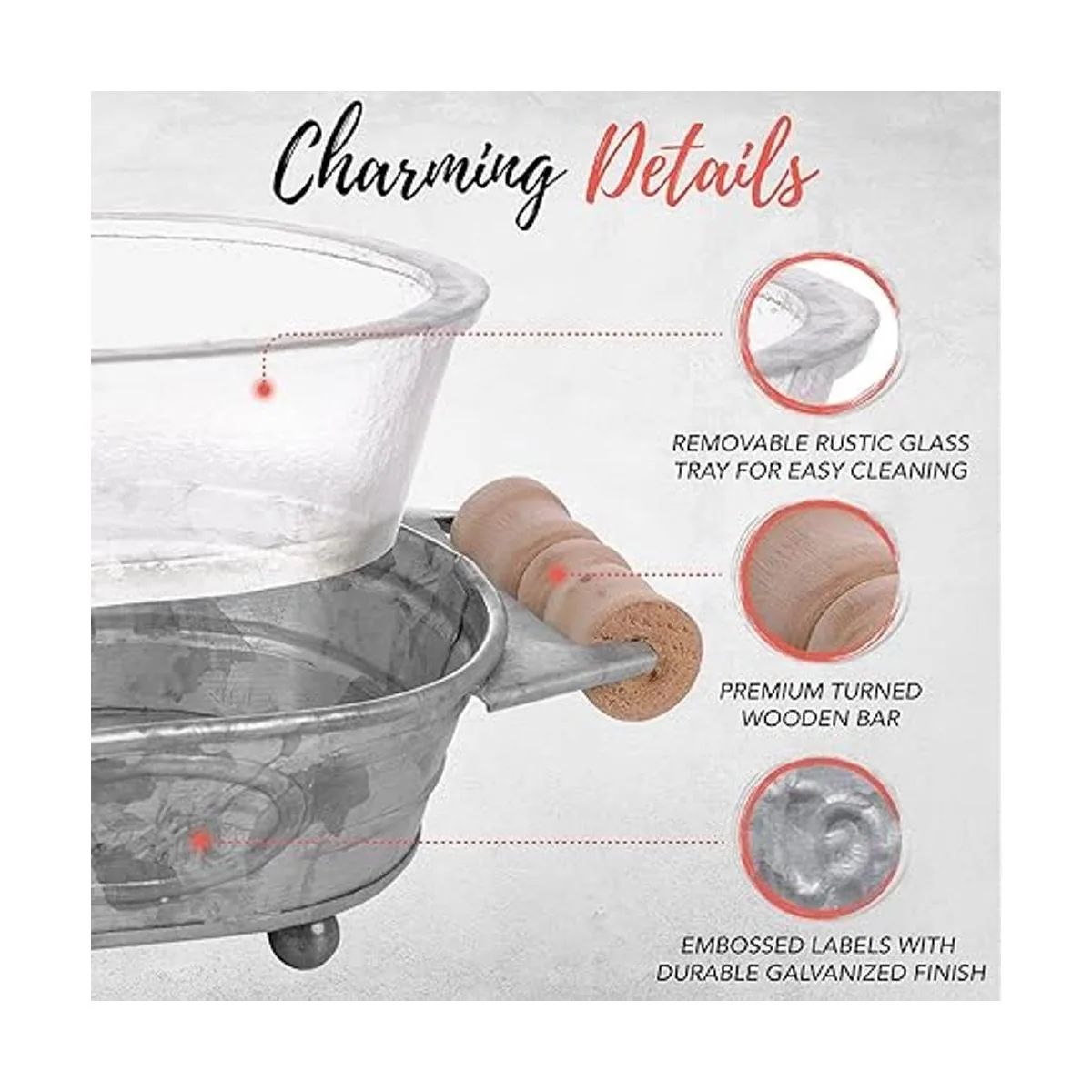 Autumn Alley Jabonera galvanizada para baño divertida_3