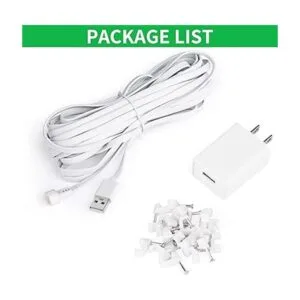 Cable de alimentación compatible con Google Nest Cam_7