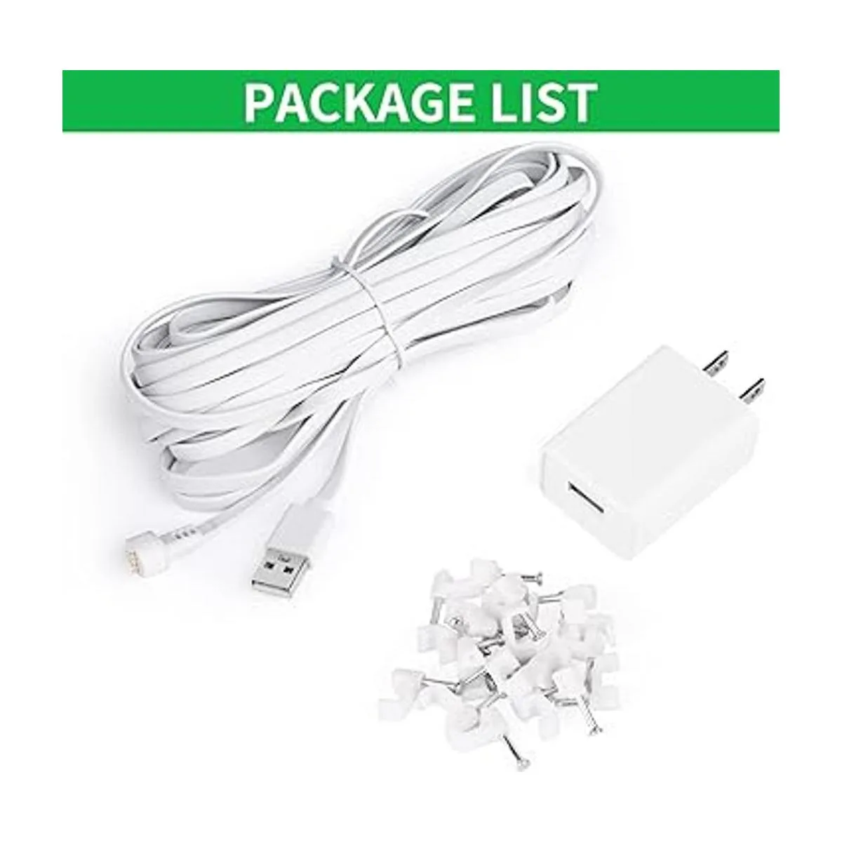 Cable de alimentación compatible con Google Nest Cam_7