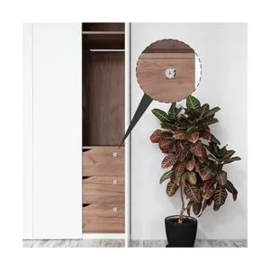 Uenhoy Paquete de 6 cerraduras de leva para armario con_6