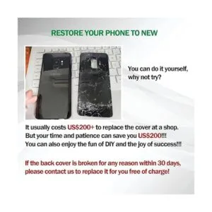 Reemplazo de vidrio para Galaxy S9 con lente de cámara_3