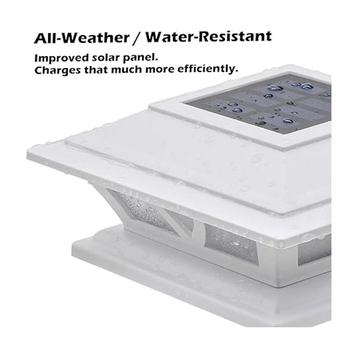 Siedinlar Luces solares para postes al aire libre 2 modos_5