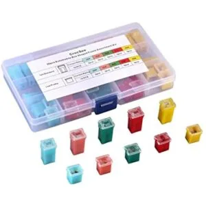 CrocSee Kit surtido de 30 fusibles de automóvil fusibles_1