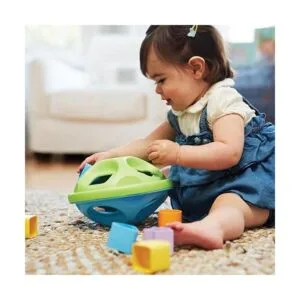Clasificador de formas Green Toys VerdeAzul_3