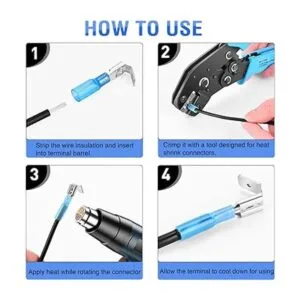 Nilight Juego de 140 terminales de espada trasera de_4