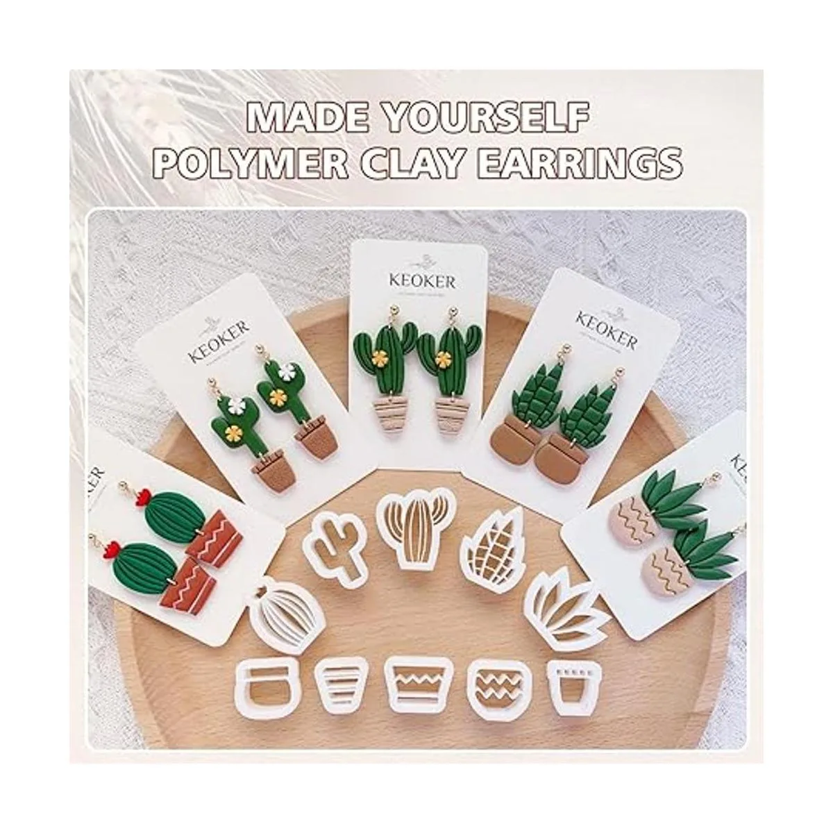 KEOKER Cortadores de arcilla para joyas de arcilla_5