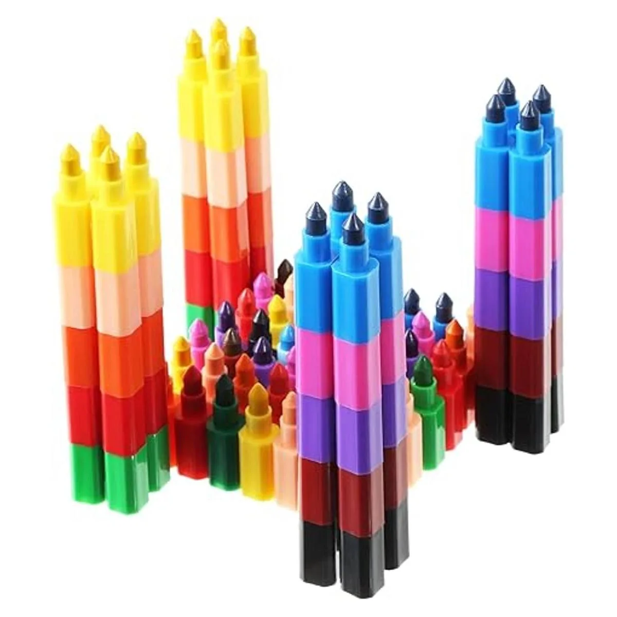 Crayones apilables apilables apilables para suministros de_6