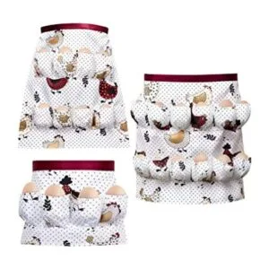 Delantal de huevo de gallina y pato de ganso para_1