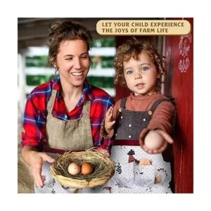 Delantal de huevo de gallina y pato de ganso para_5