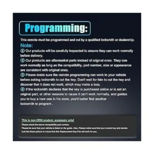 X AUTOHAUX 2 llaves de repuesto GQ43VT9T de 315 MHz de_5