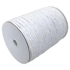 CAQUBO Cordón de macramé de algodón de una sola hebra de_1