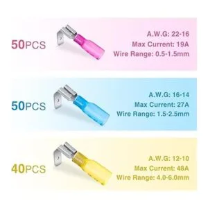 Nilight Juego de 140 terminales de espada trasera de_3