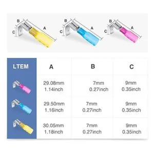 Nilight Juego de 140 terminales de espada trasera de_2