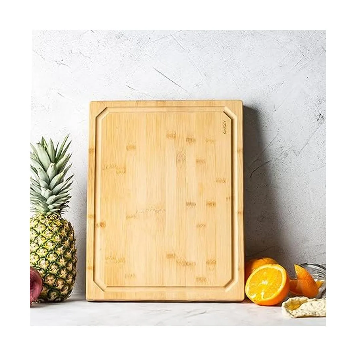 SMIRLY Tabla de cortar de bambú grande para cocina tabla_6