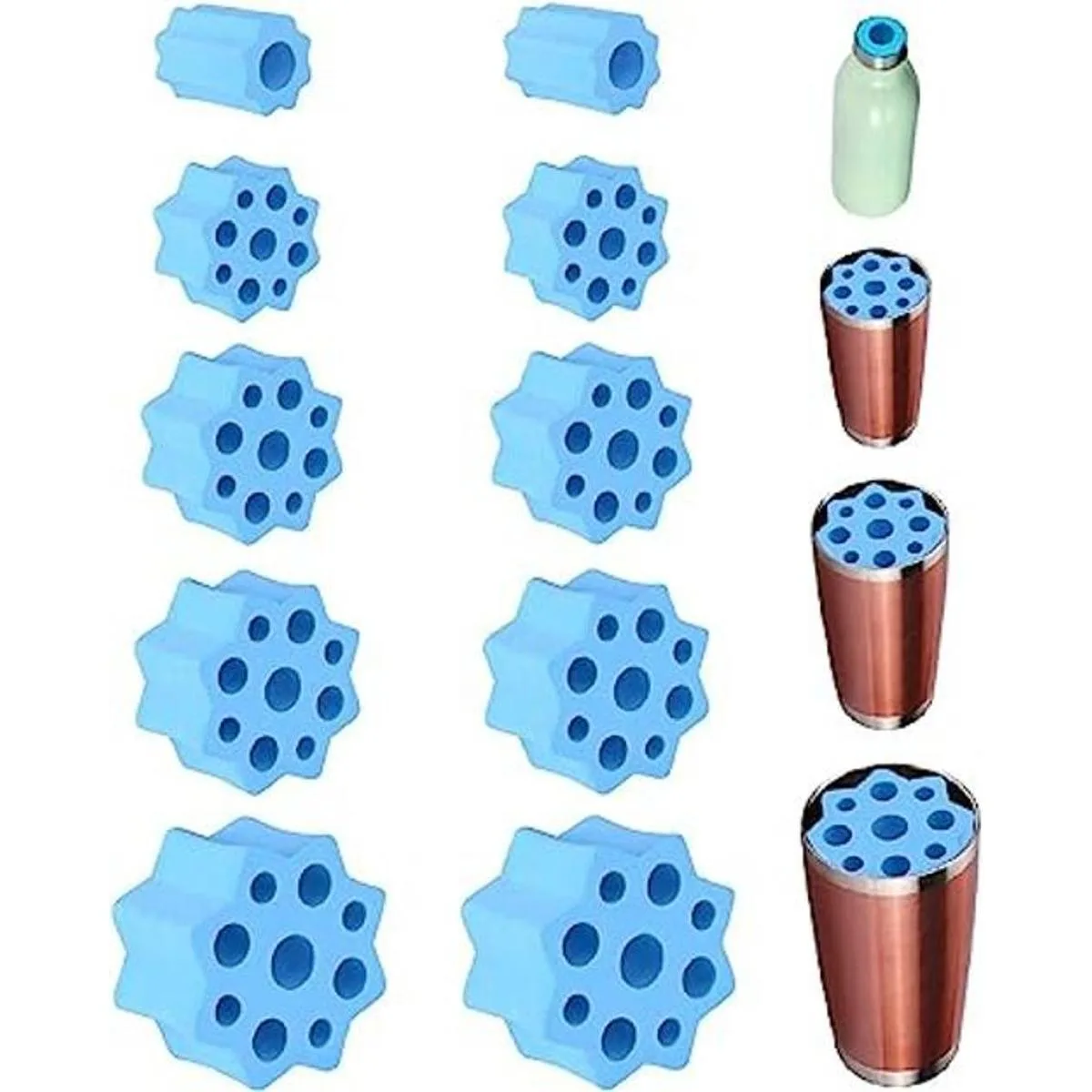 Juego de espuma de Cup Turner 10 unidades de 5 tamaños_1