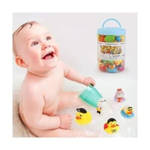 SmartYeen 30 juguetes de baño de patos de goma para niños_4