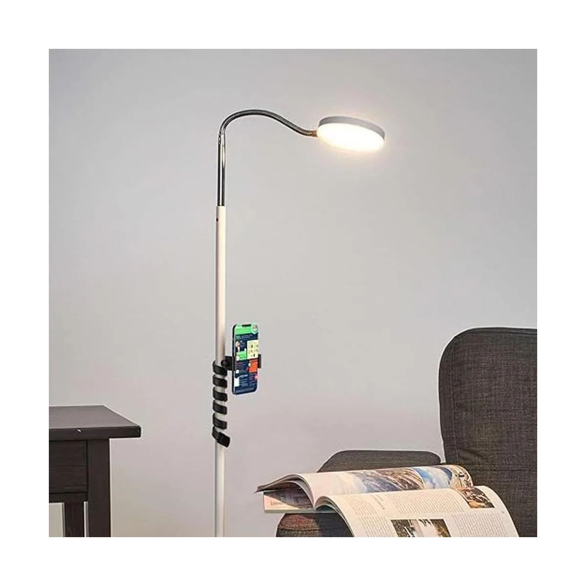 Mippko Soporte de teléfono celular flexible portátil para_4