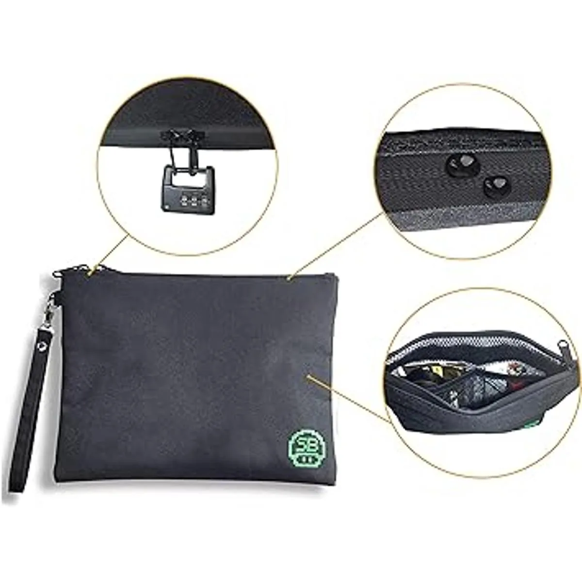 Stash Bros Bolsa a prueba de olores contenedor y_4