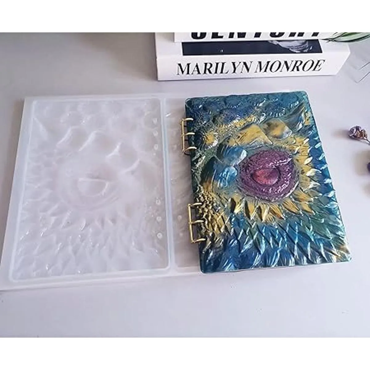 1 juego de moldes de resina para cuaderno con cubierta de_2