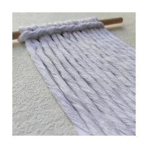 CAQUBO Cordón de macramé de algodón de una sola hebra de_4
