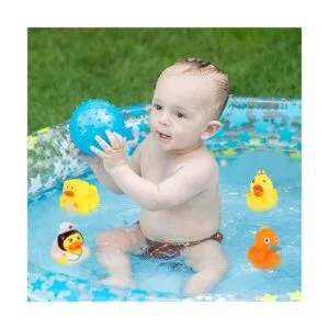 SmartYeen 30 juguetes de baño de patos de goma para niños_5