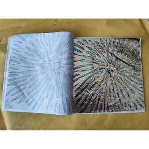 JINRUISI Hoja de lámina dorada abigarrada 50 hojas_3