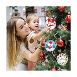 Adornos de sublimación de 3 pulgadas 30 piezas redondas_2