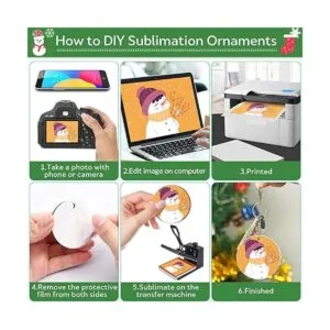 Adornos de sublimación de 3 pulgadas 30 piezas redondas_6