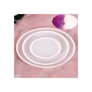 Artibetter Molde de resina de silicona para bandeja de_6