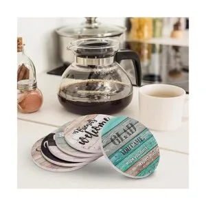Posavasos divertidos para mesa de café 6 posavasos de_4