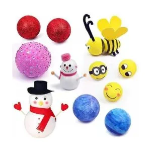 LOKIPA 3 bolas de poliestireno blancas 3 tamaños de bolas_7