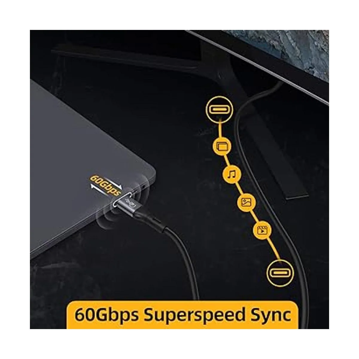 Cable USB 4 de 4.9 ft4.9 pies cable Thunderbolt 4_4