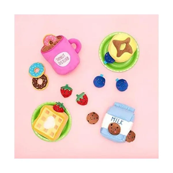 ZippyPaws Food Buddies Burrow Juguetes interactivos para_7