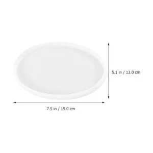 Artibetter Molde de resina de silicona para bandeja de_2