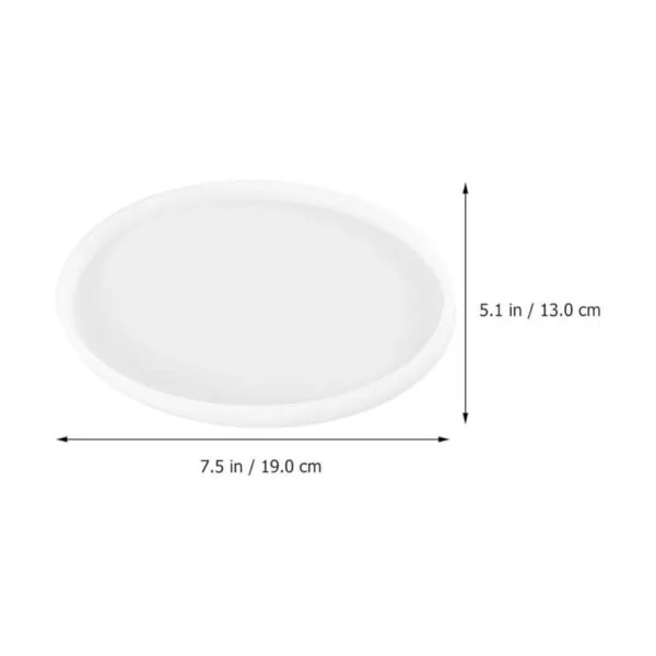 Artibetter Molde de resina de silicona para bandeja de_2