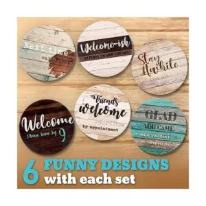 Posavasos divertidos para mesa de café 6 posavasos de_2