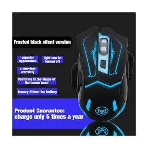 Ratón inalámbrico para juegos VEGCOO C8 silencioso_6